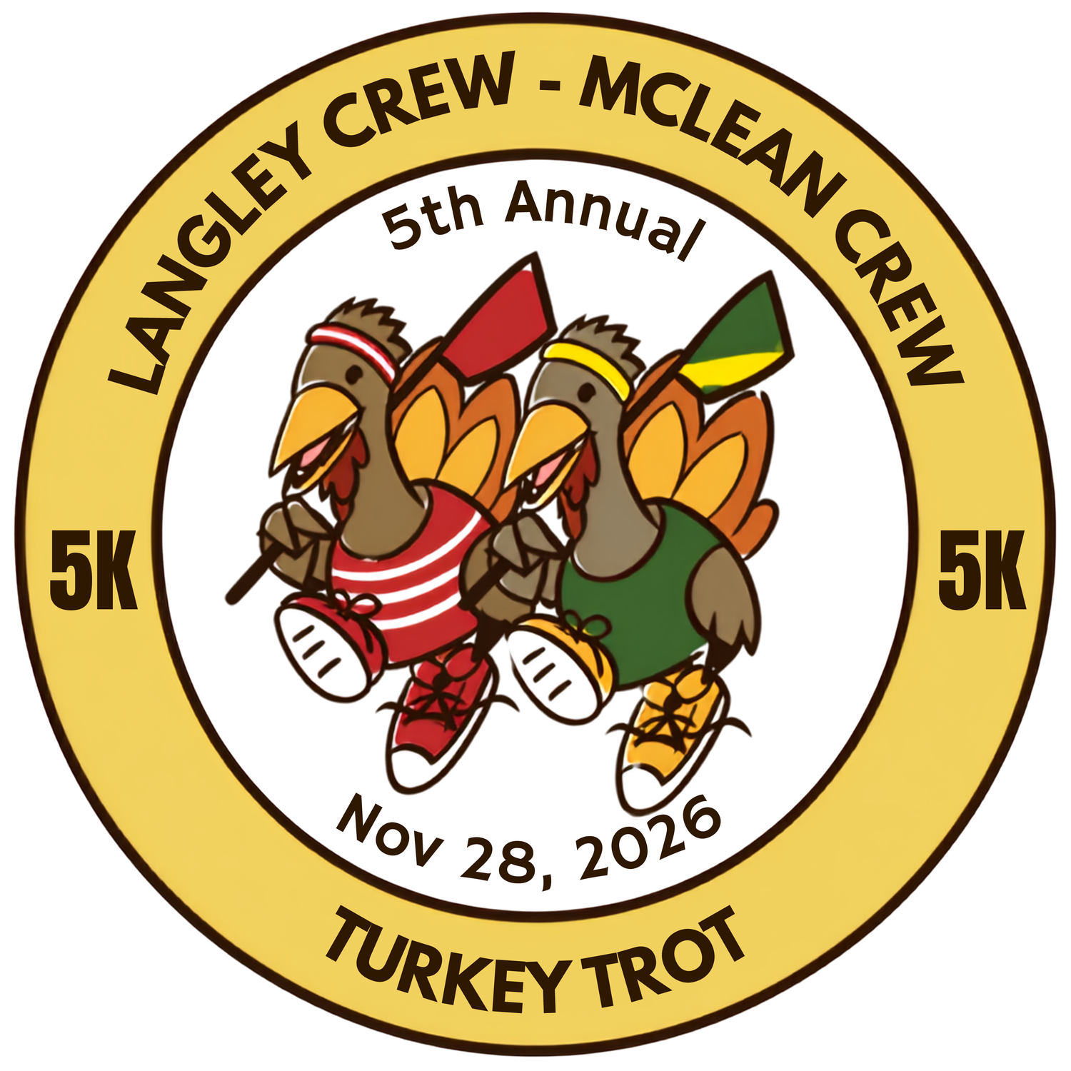 Tax Deductible Donation to McLean and Langley Crew Teams - Turkey Trot 2026
