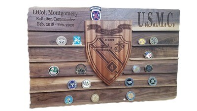 Wall Mount Display Coin Holder