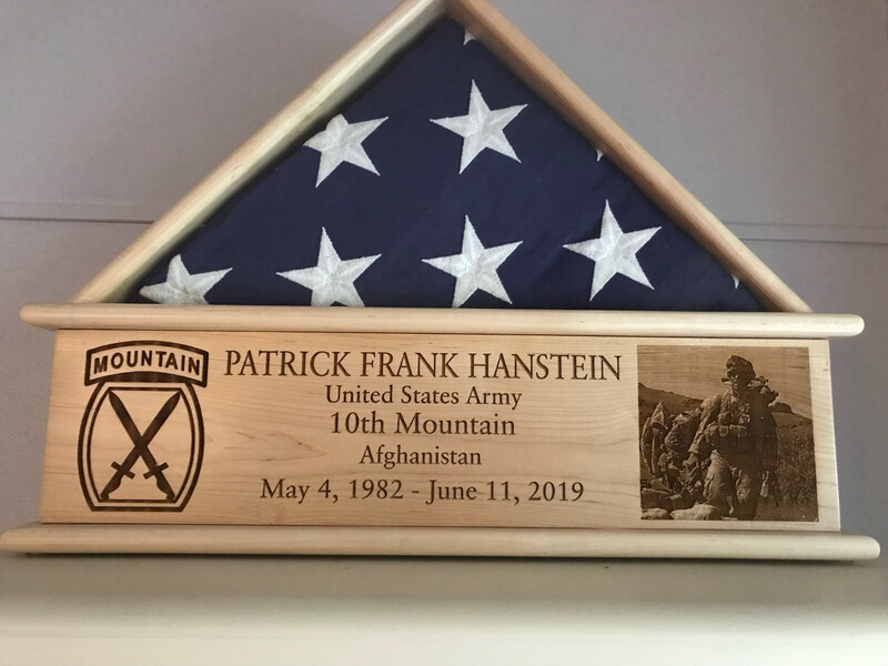 Large Flag Display Case