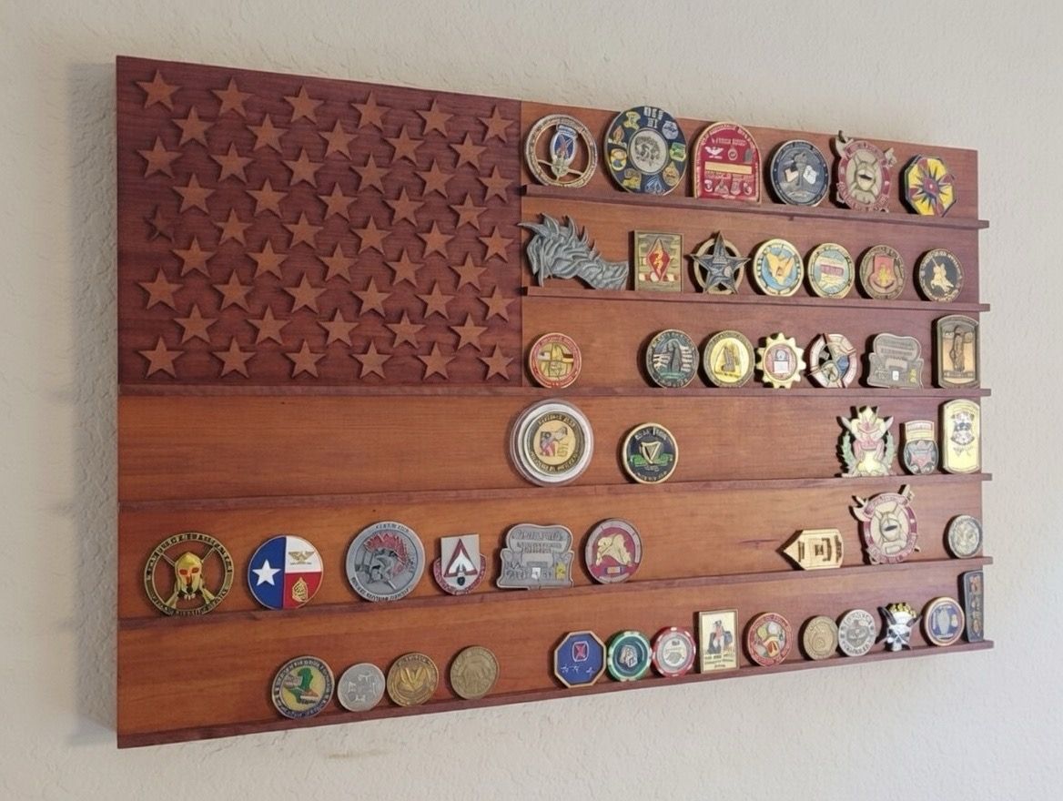 Wall Mount Display Coin Holder
