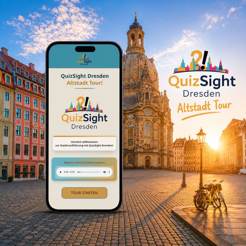QuizSight Dresden Tour Altstadt!