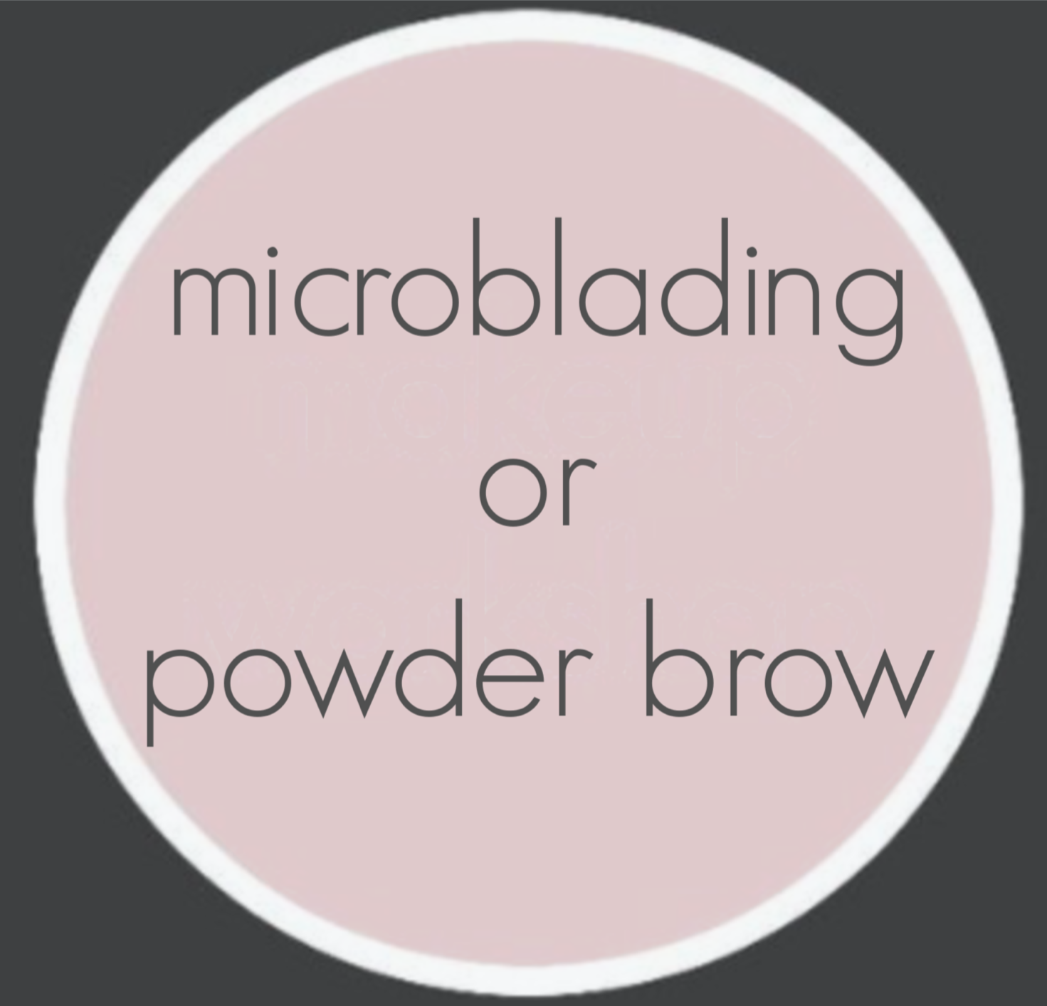 MICROBLADING/POWDER BROW DEPOSIT