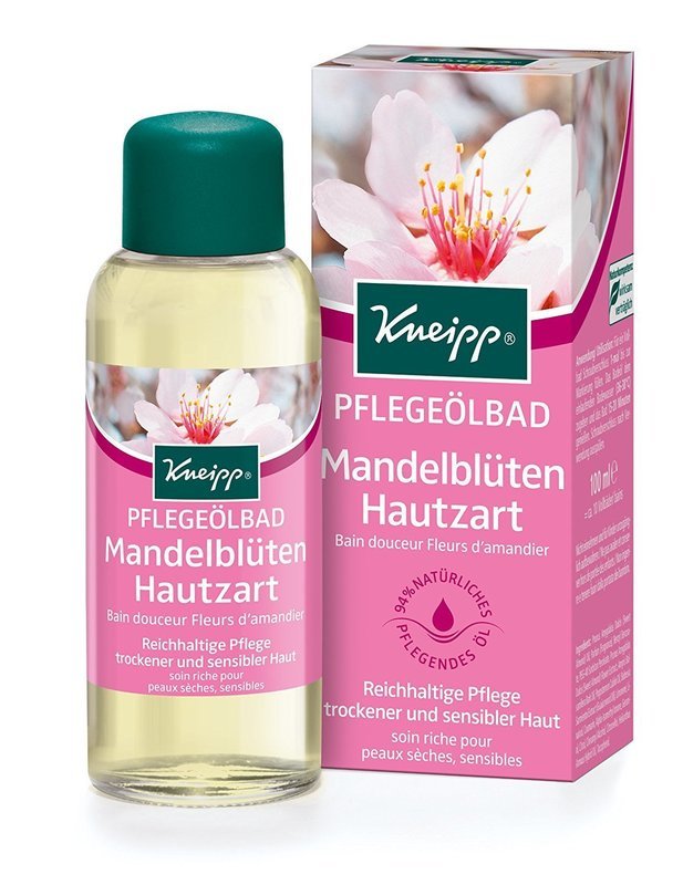 Kneipp Pflegeölbad Mandelblüten Hautzart, 1er Pack (1 x 100 ml)