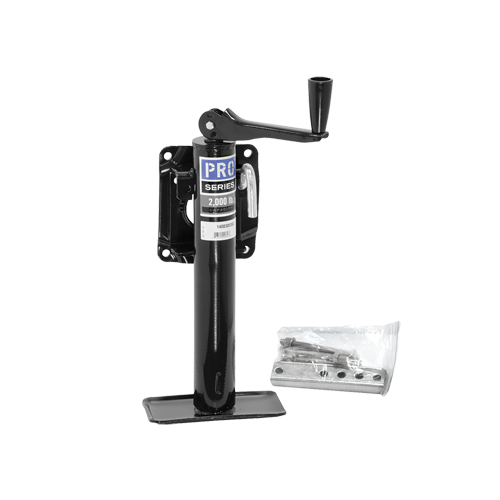 Pro Series™ Bolt-On Jack, Topwind, 2,000 lbs. w/Footplate: 1400300303