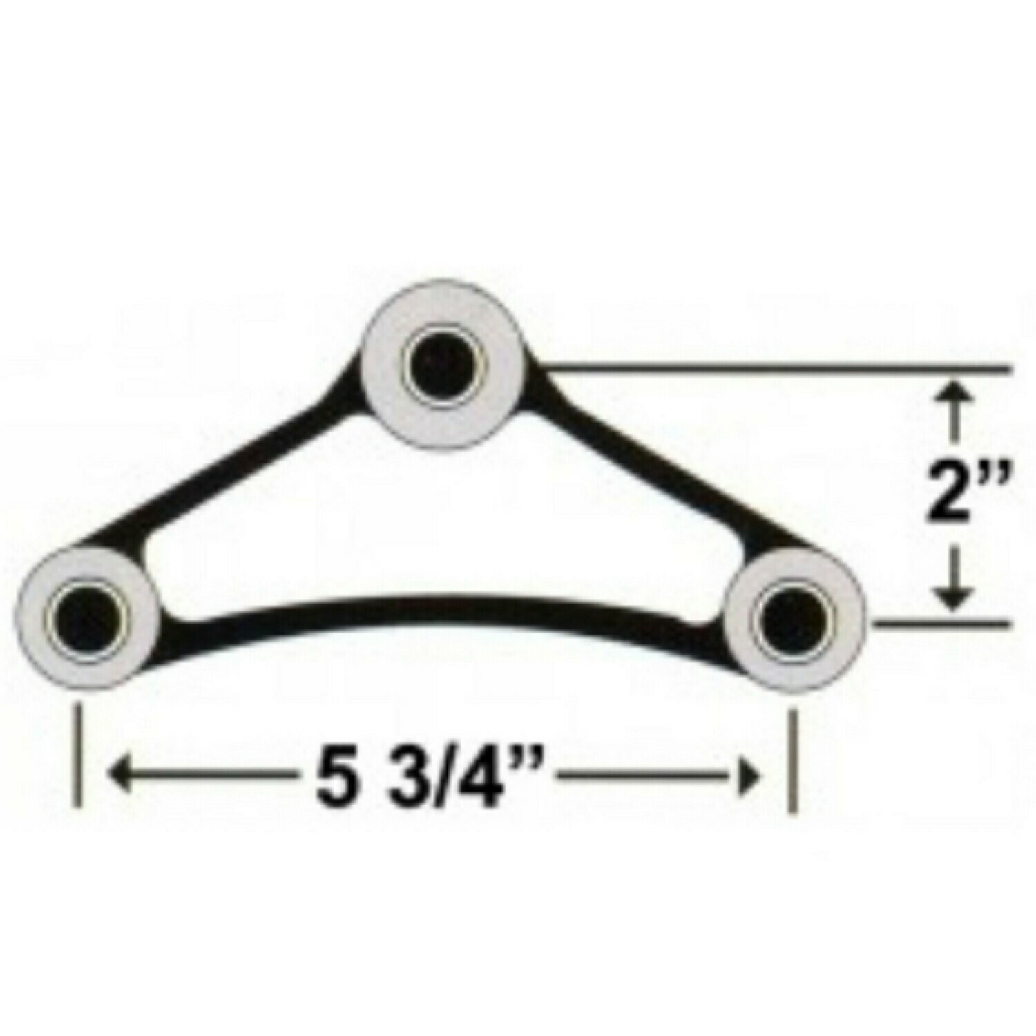 5-3/4 in Equalizer Double Eye Spring: 41EQ, 13-104-2