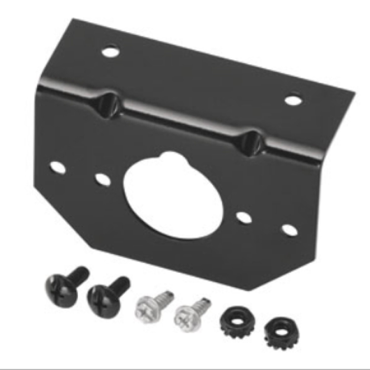 Mounting Bracket Fits 4, 5, & 6 Round Truck Side Trailer Plug: 118137