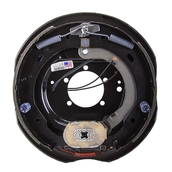 Dexter Left Hand - 7K Electric Backing Plate - Electric Manual Adjusting: 23-180 Dexter Left Hand - 7K Electric Backing Plate - Electric Manual Adjusting: 23-180