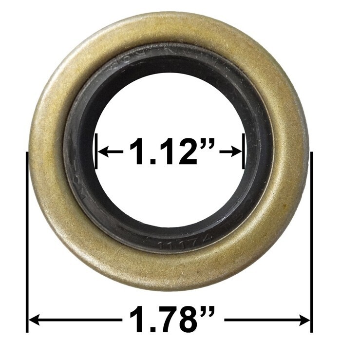Double Lip Seal - ID 1.12 x OD 1.78: GS3; 11174TB