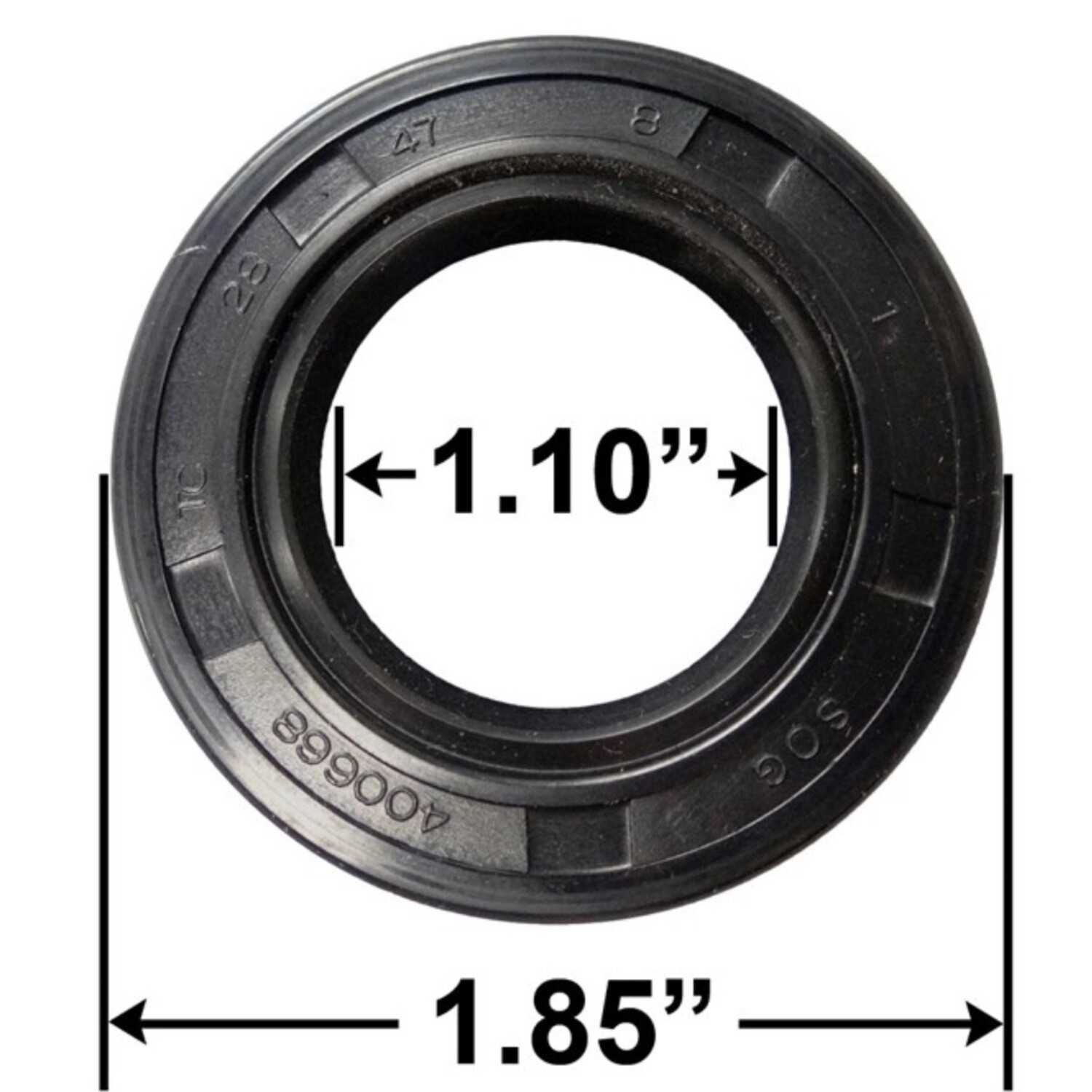 Double Lip Seal - ID 1.10 x OD 1.85: GS26; 225255UC