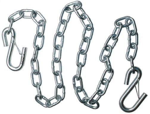 Safety Chain 3.5K 1/4 Safety Chain 3.5K 1/4" X 54" with Two Hooks 1/4in x 54in: F2154