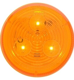 LED Marker Light 2.5 in Round Amber: MCL57AB