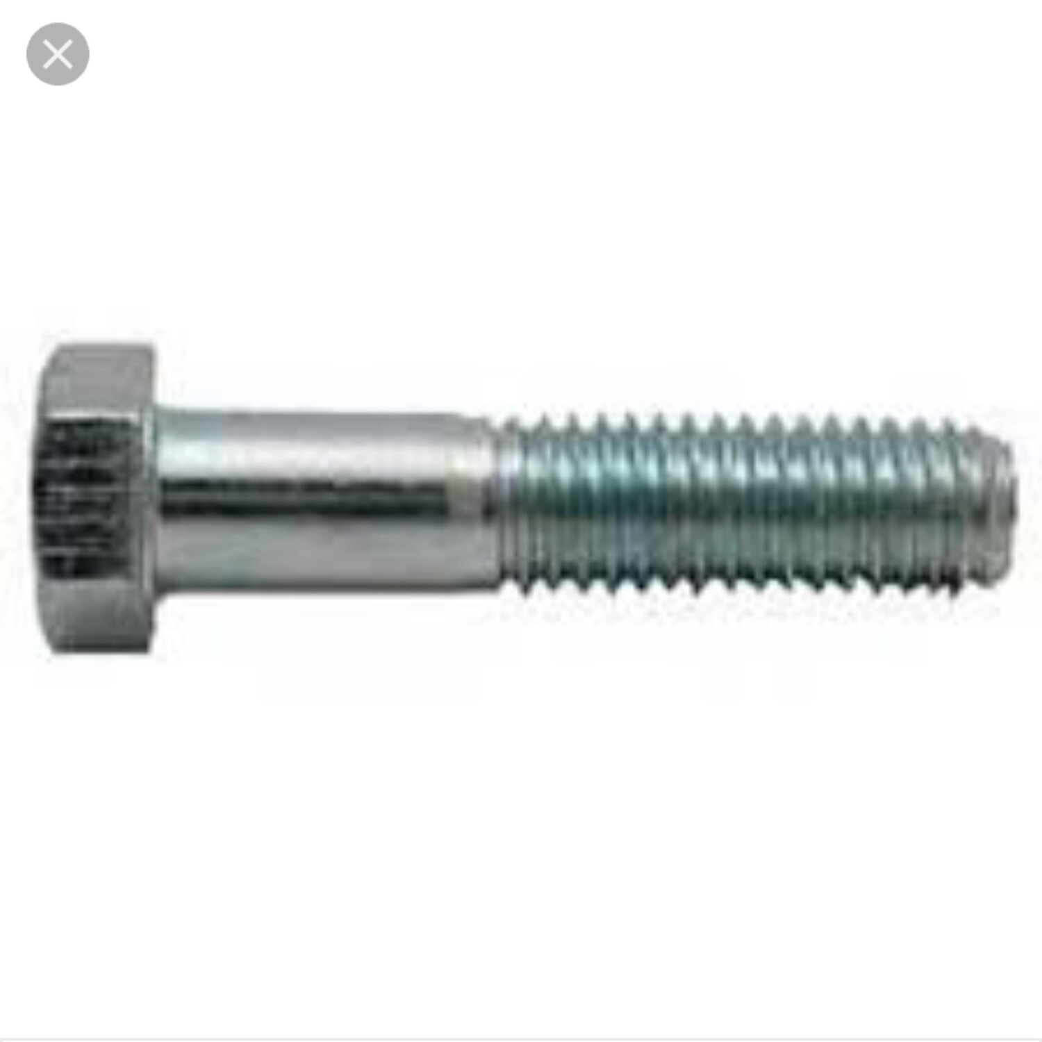 Bolt Hex Head 5/8-11 x 2" without Nut (Grade 5): 2503.20