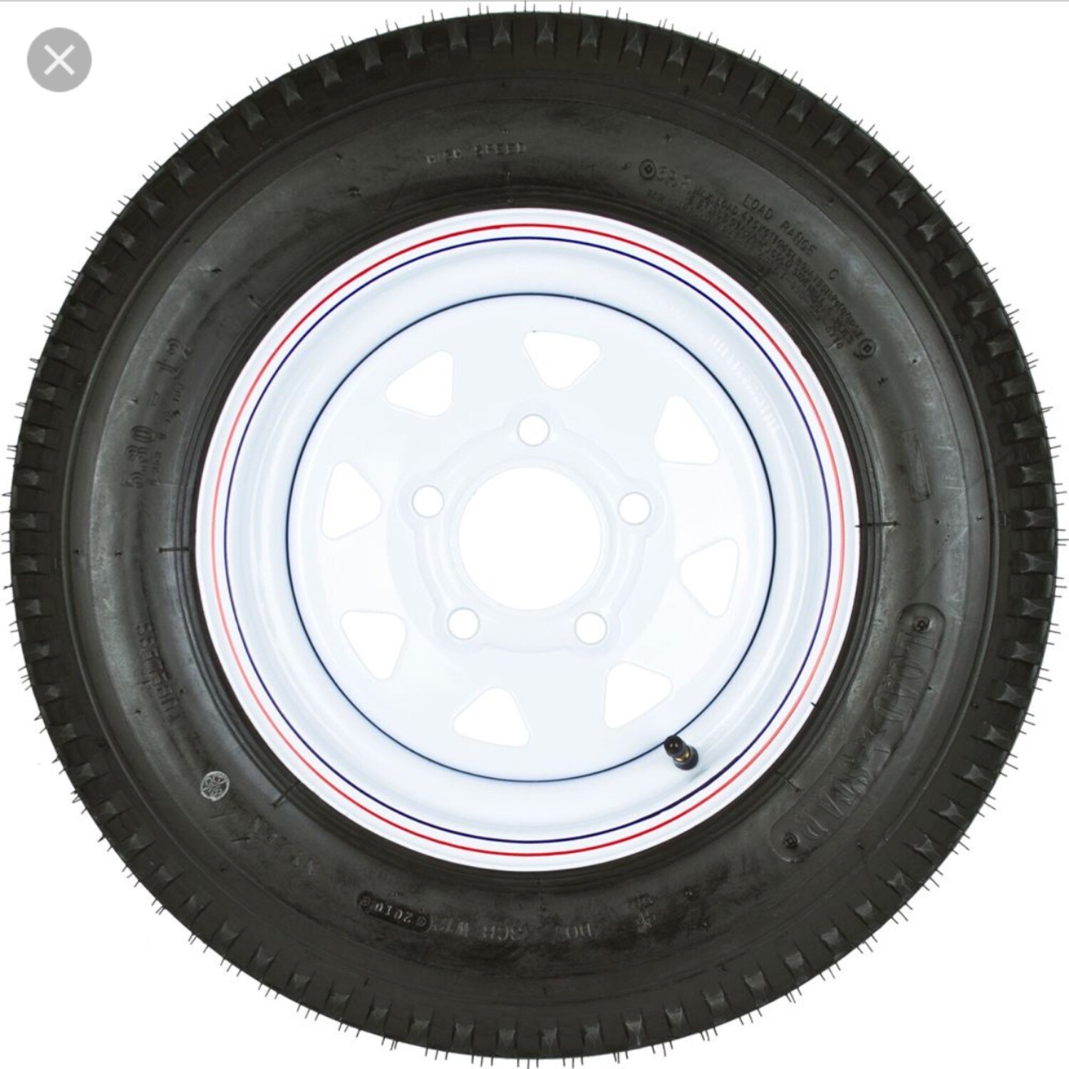 SO - ST480/12C with 5-4.5 Galv. Spoke Steel Wheel: Z760703