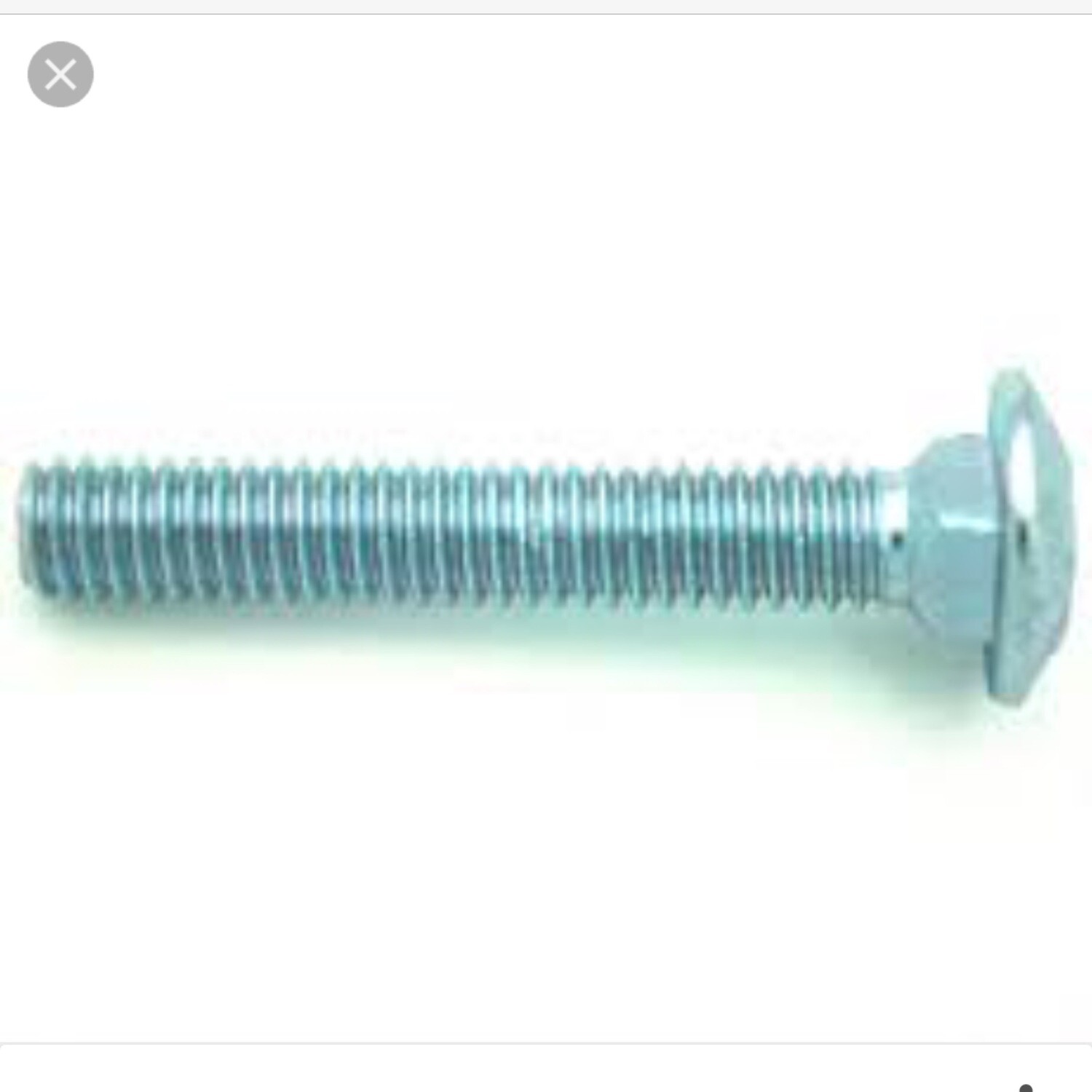 Carriage Bolt 3/8-16 x 4 in Zinc Grade 5: 7058.12