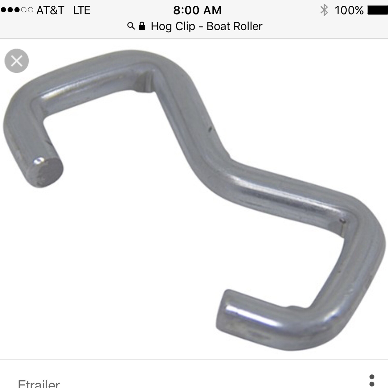 Large Hog Clip 2.34" x 1.19": 250902 (051823)