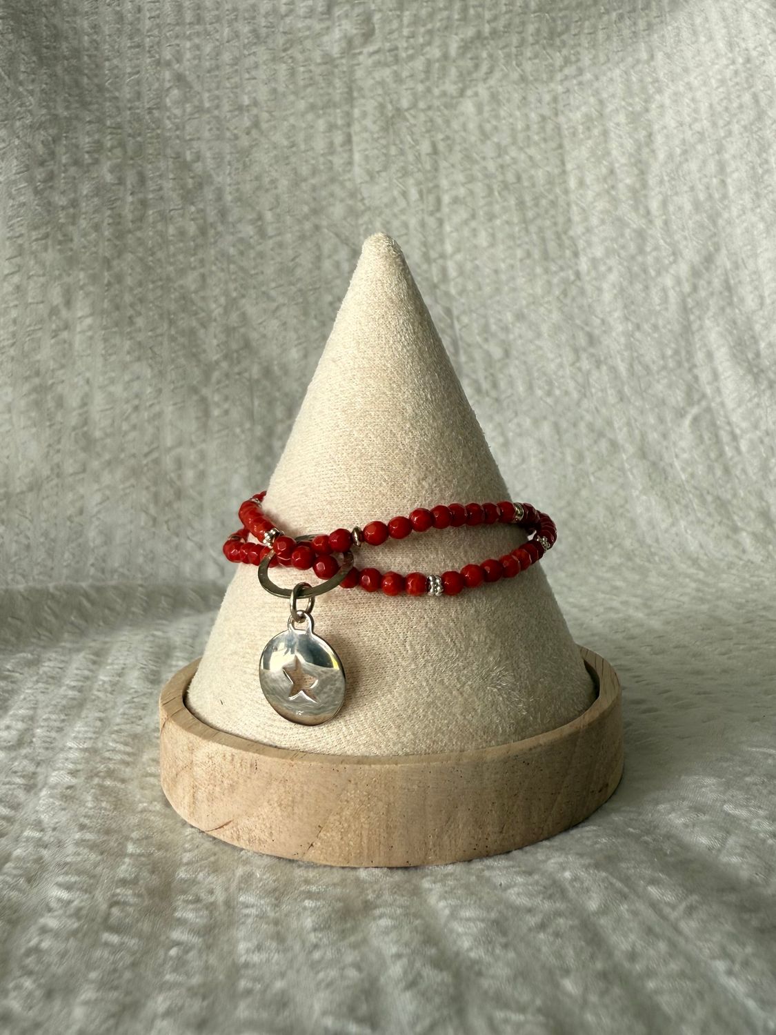 Koralle Armband