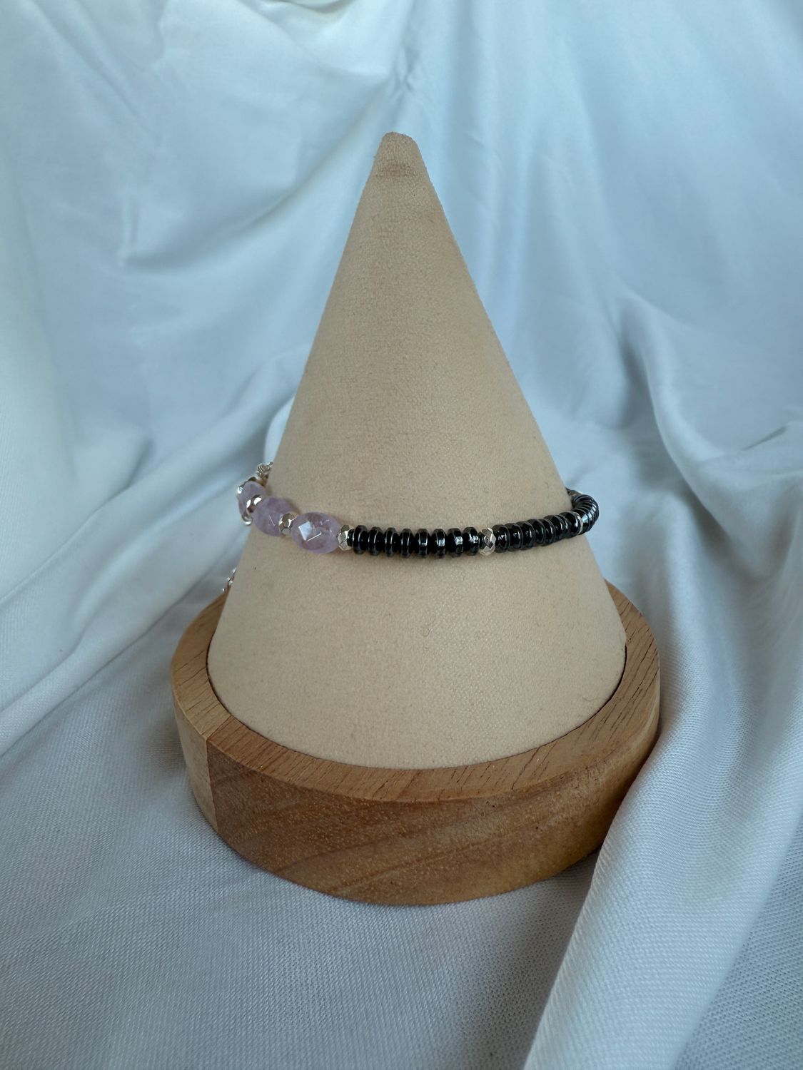 Hämatit &amp; Amethyst Armband