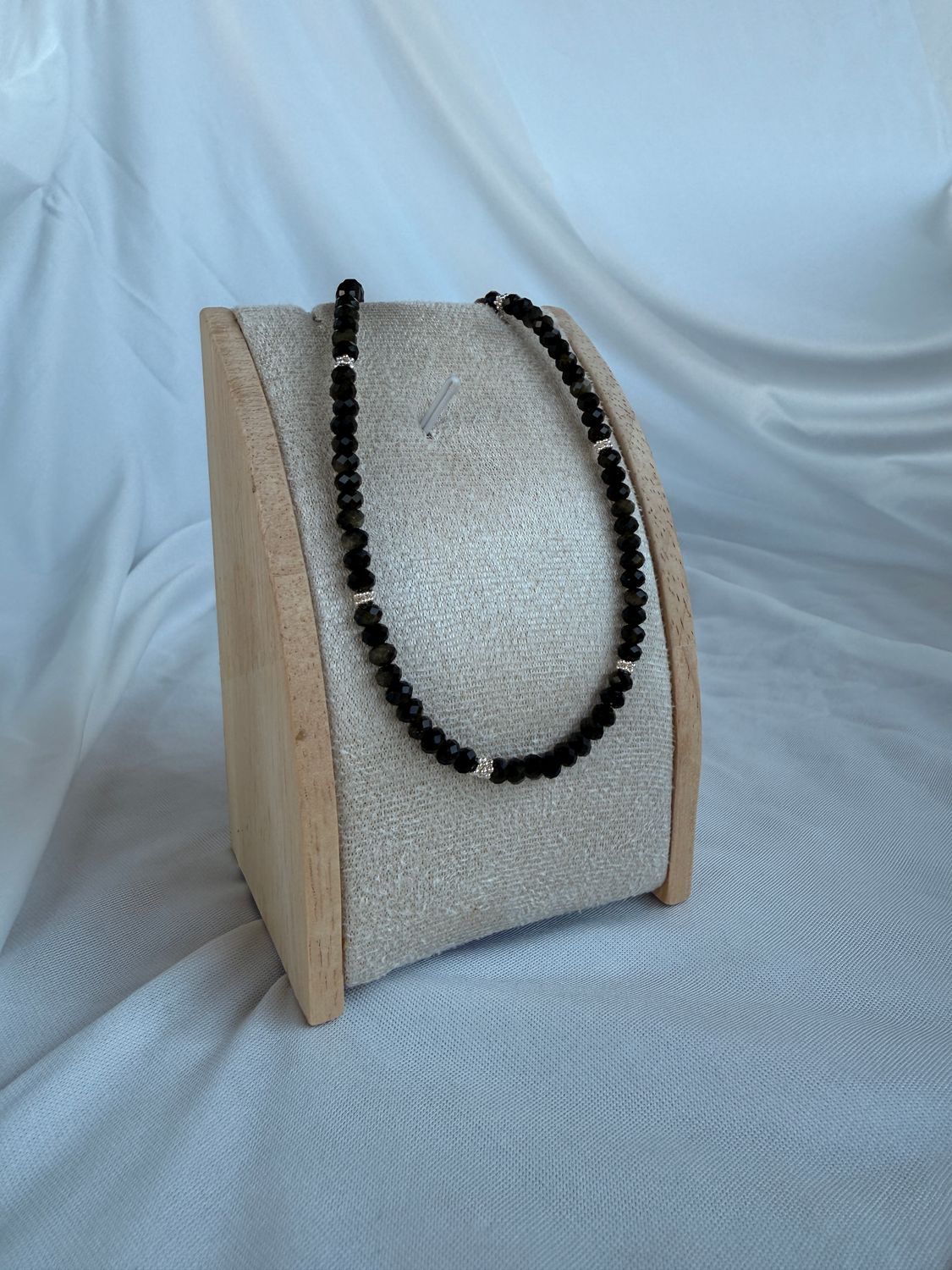 Obsidian Halskette