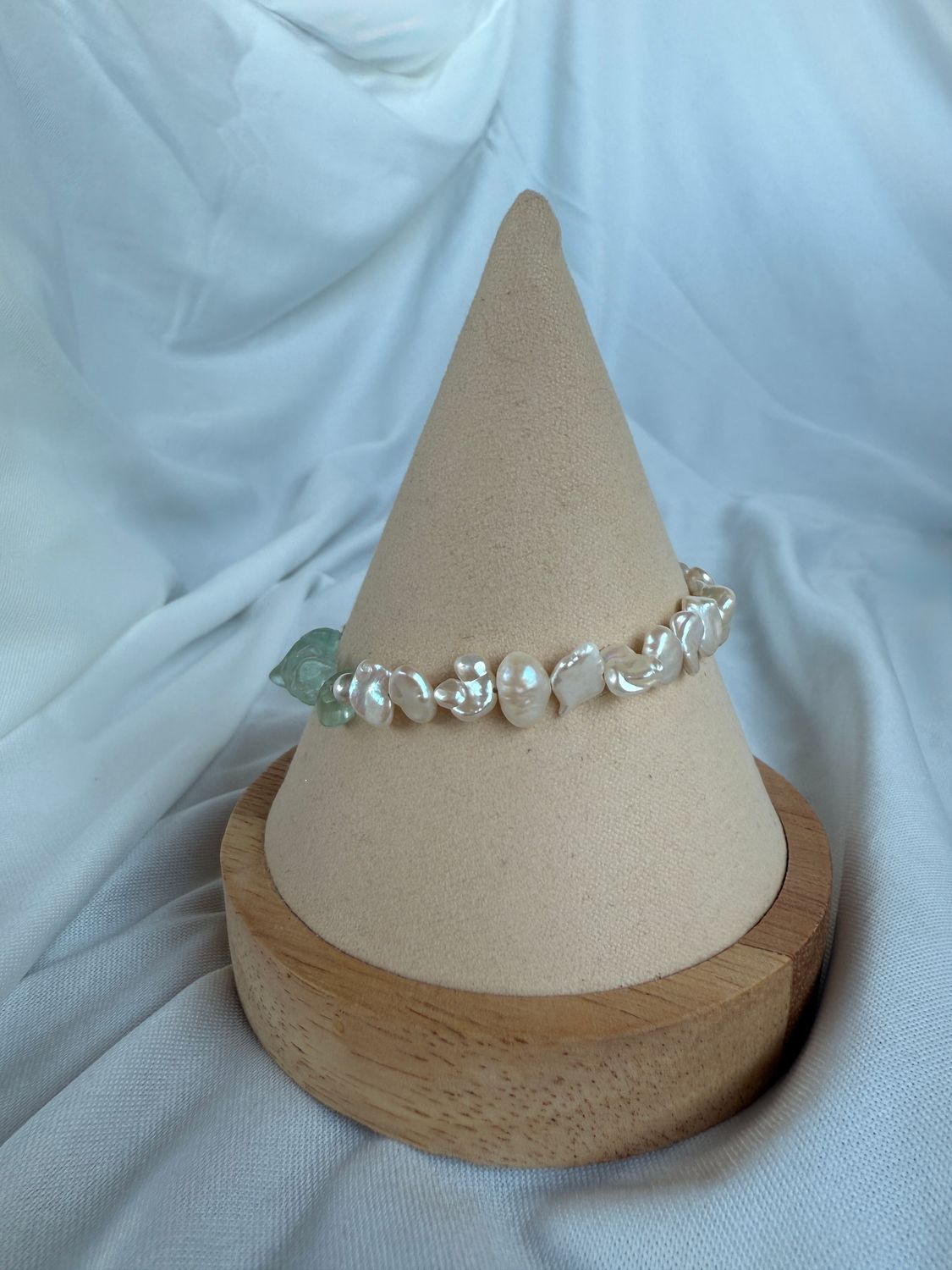 Süßwasserperlen &amp; Amethyst Armband