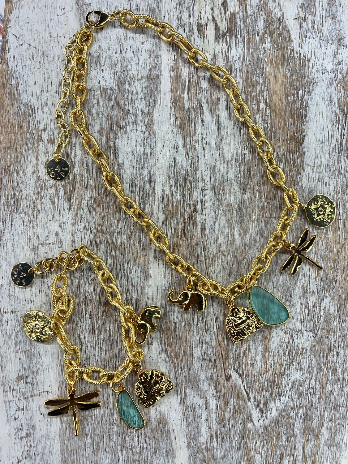 Budha/drangonfly 4 Soles, Size: Necklace