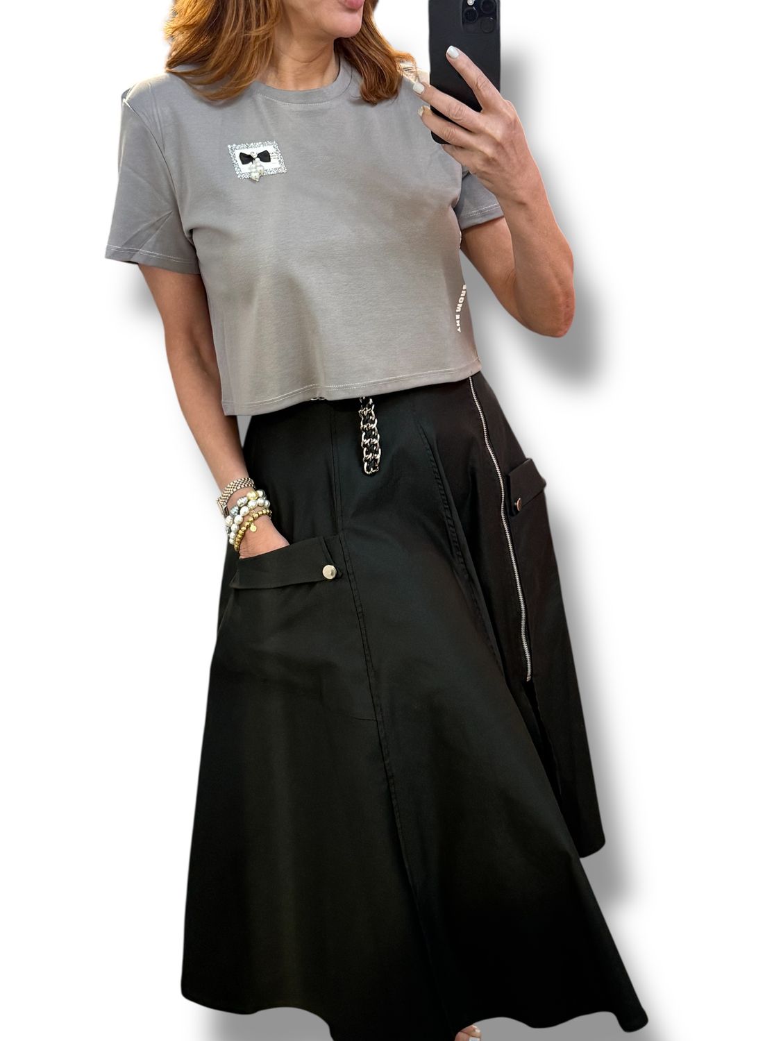 The more we can do tee , Color: Grey