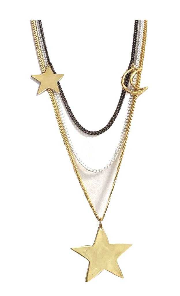 3 layers moon &amp; Star