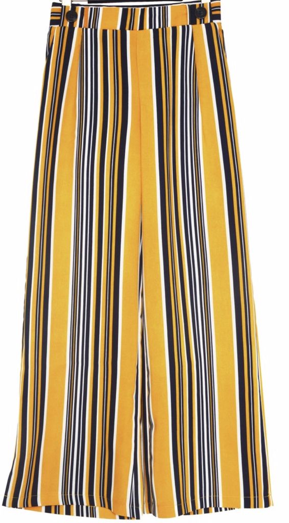 Pantalones Rayas Amarillo