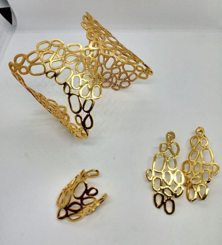 brass cuff, hand made