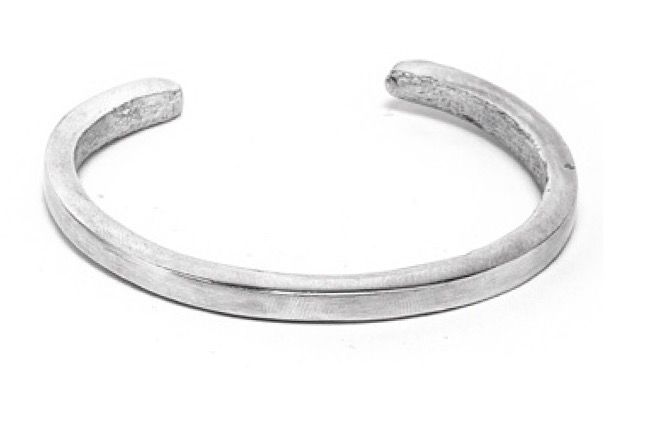 BRACELET 1 2CM SQUARE SMOOTH MAN