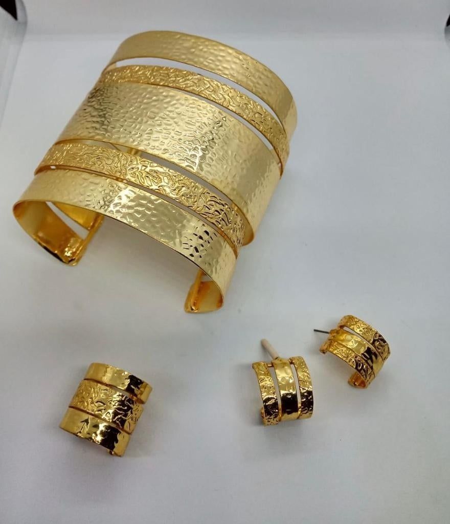 cuff brass gold, hand made