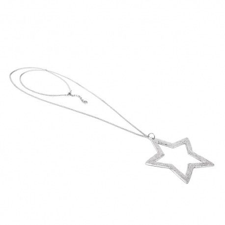 BIG EMPTY STAR NECKLACE