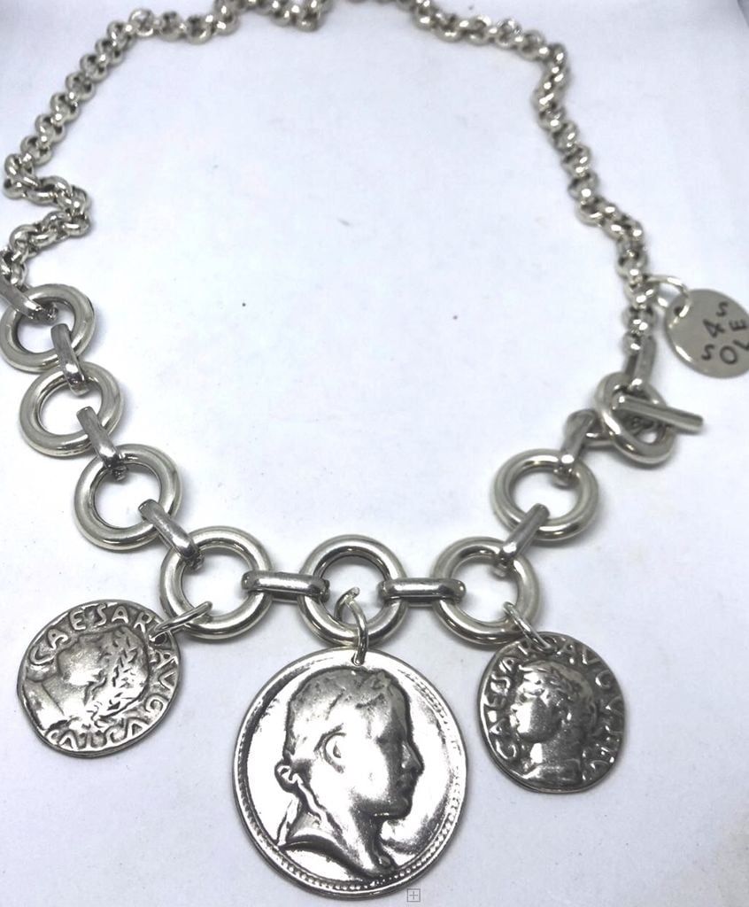Collar monedas 22” 7mm