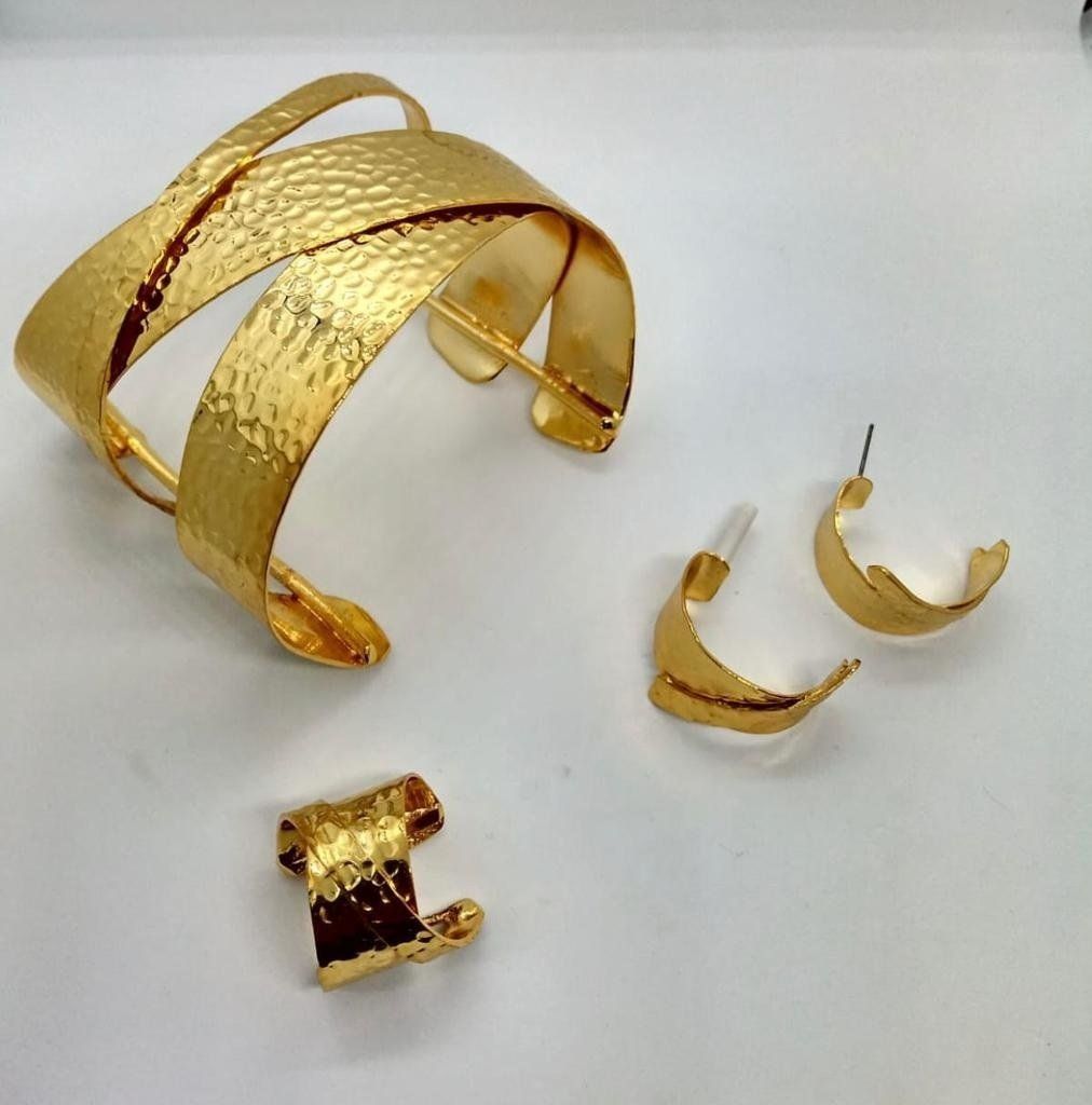 cuff, brass gold hand made