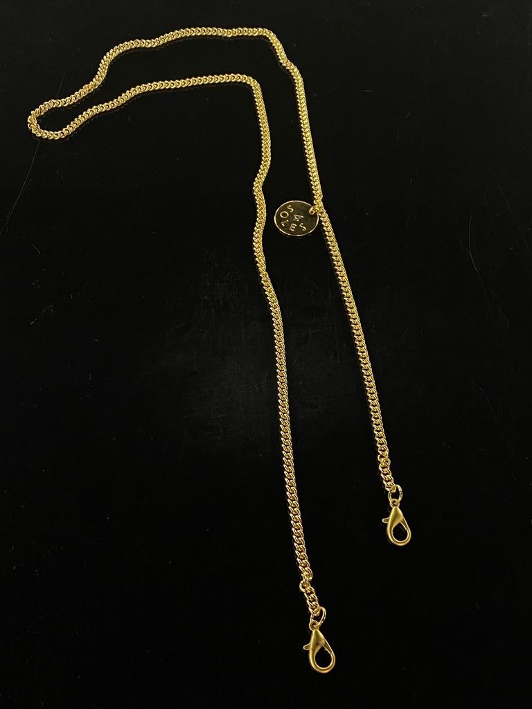 Cadena 18k gold plated 4 soles