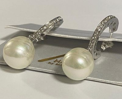 Gold Or Rodio Pearl Earrings