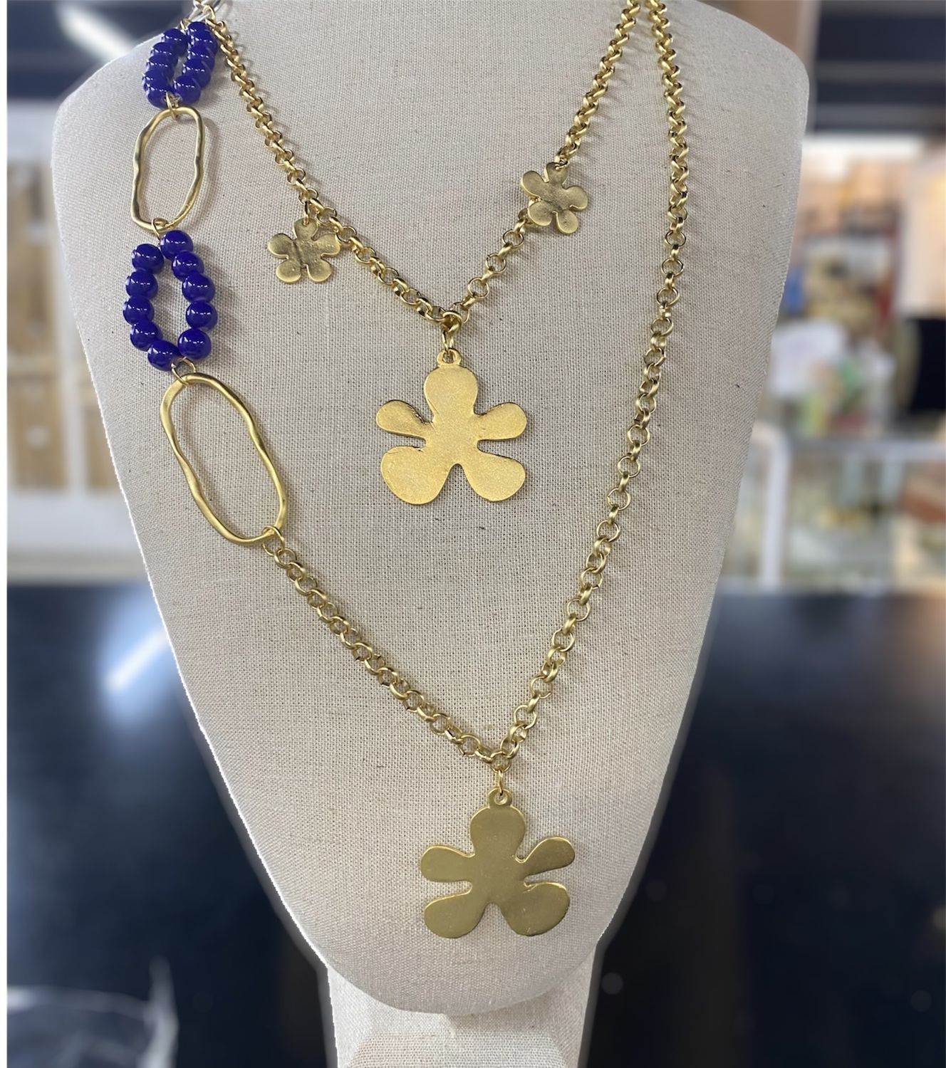 Flower Gold Necklace