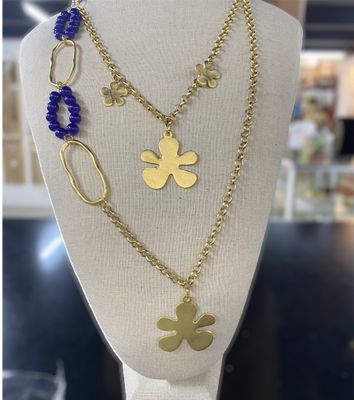 Flower Gold Necklace