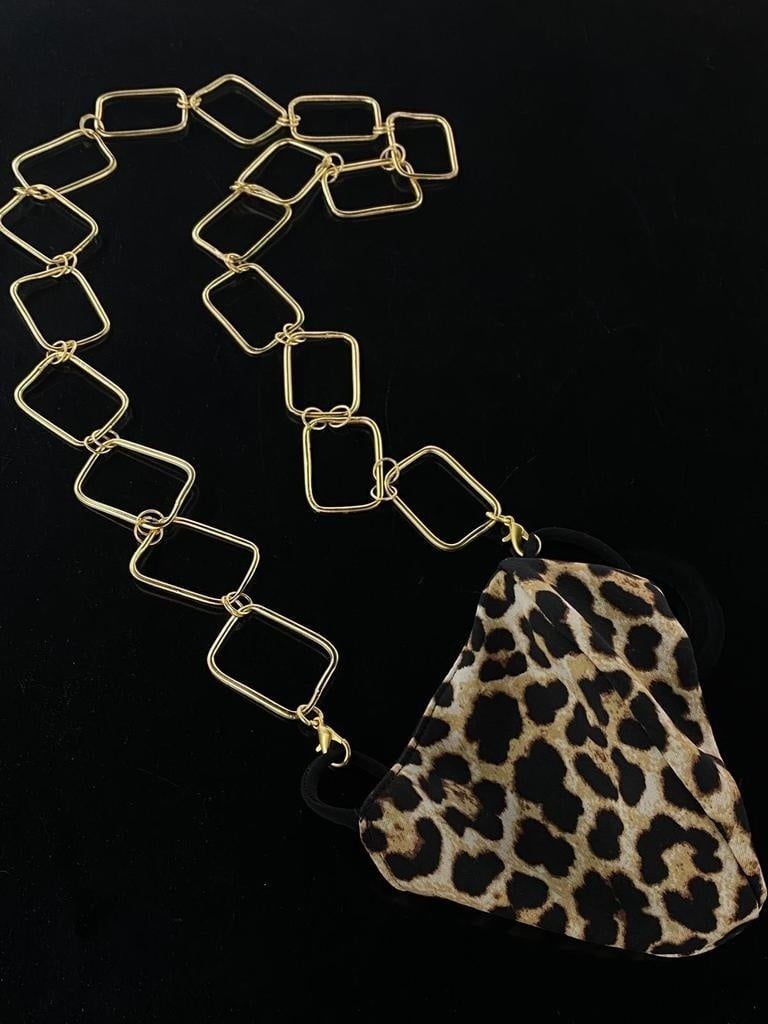 Gold Chain necklace or Mask
