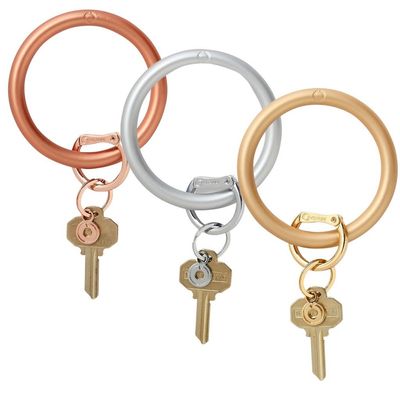 Metallic Collection - Silicone Big O® Key Ring