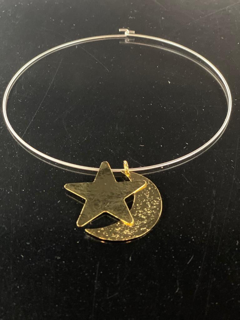 moon and star choker