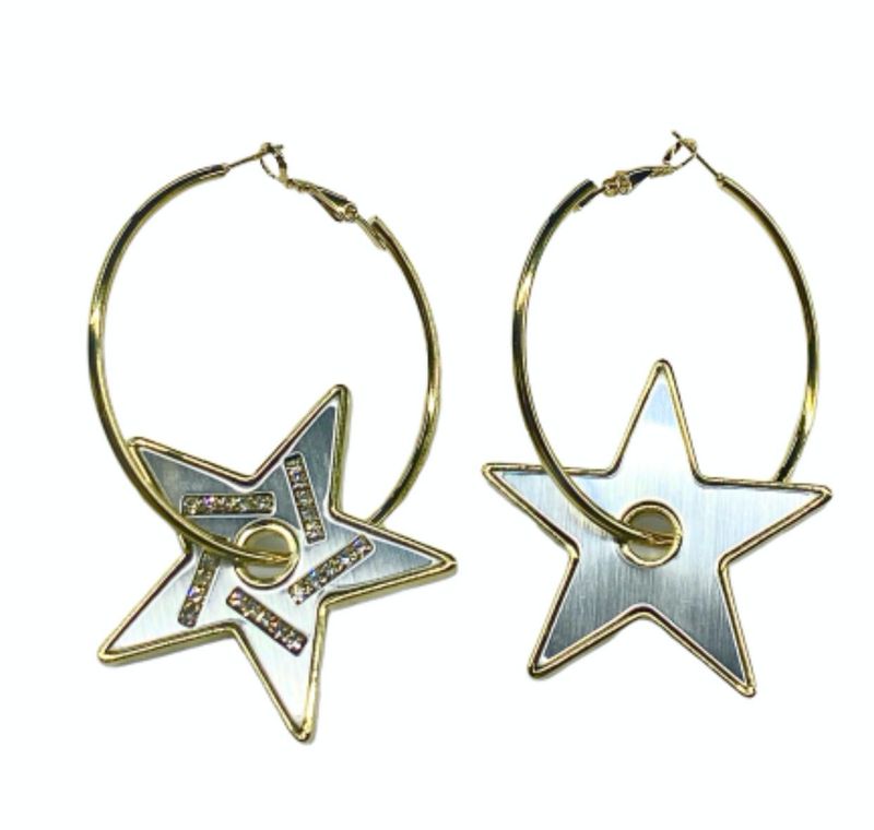 Mirror Star Earrings