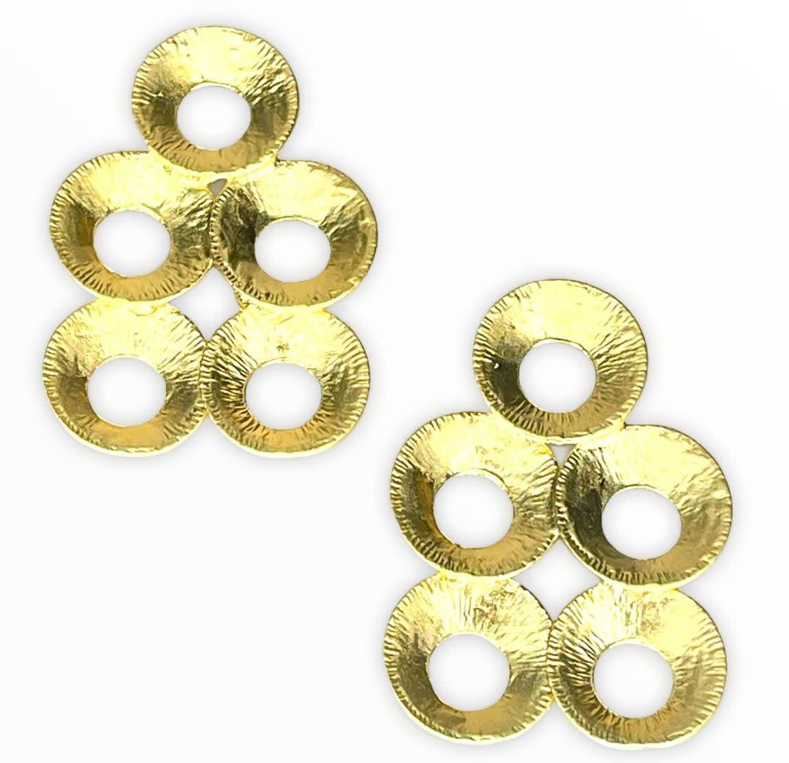 Circle Gold Earrings