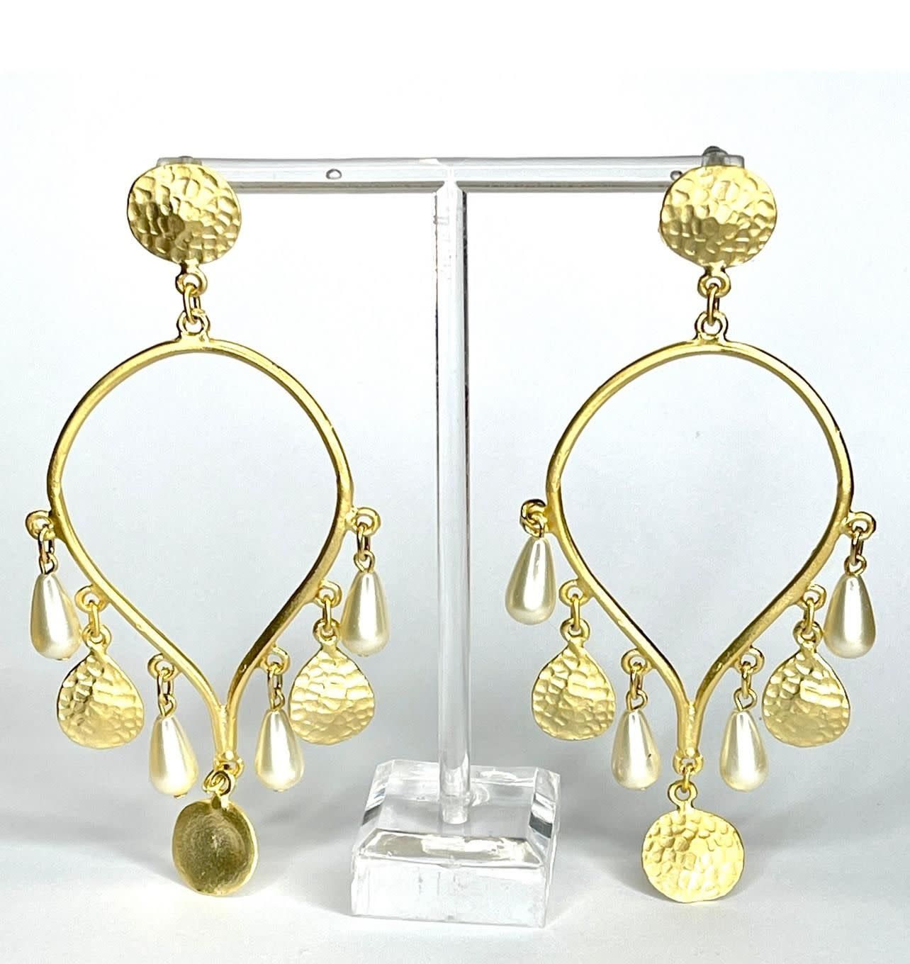 Pearl Gold Earrings