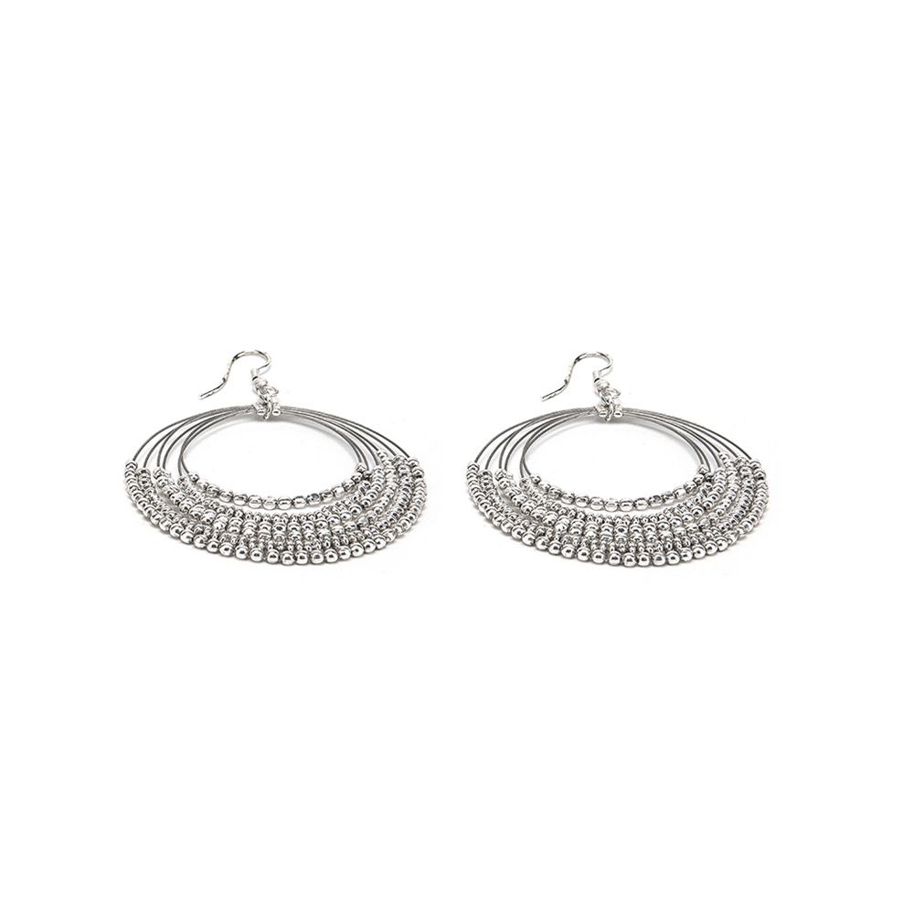 EARRINGS MULTI CIRCLES MICRO NUGGETS