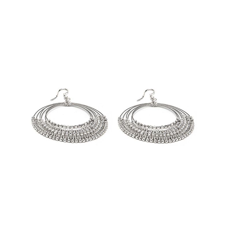 EARRINGS MULTI CIRCLES MICRO NUGGETS