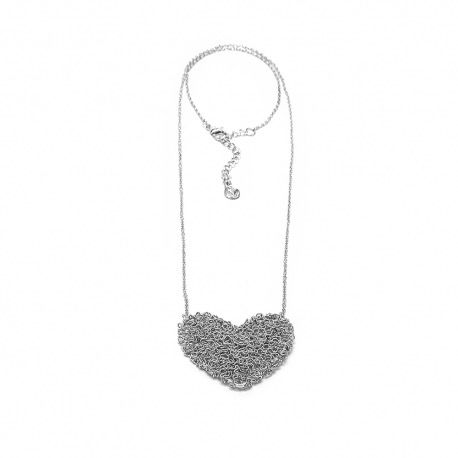 PENDANT MIDIUM HEART TANGLE WIRE