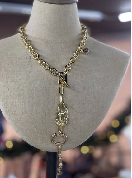 Key and Lock Necklace by 4 soles