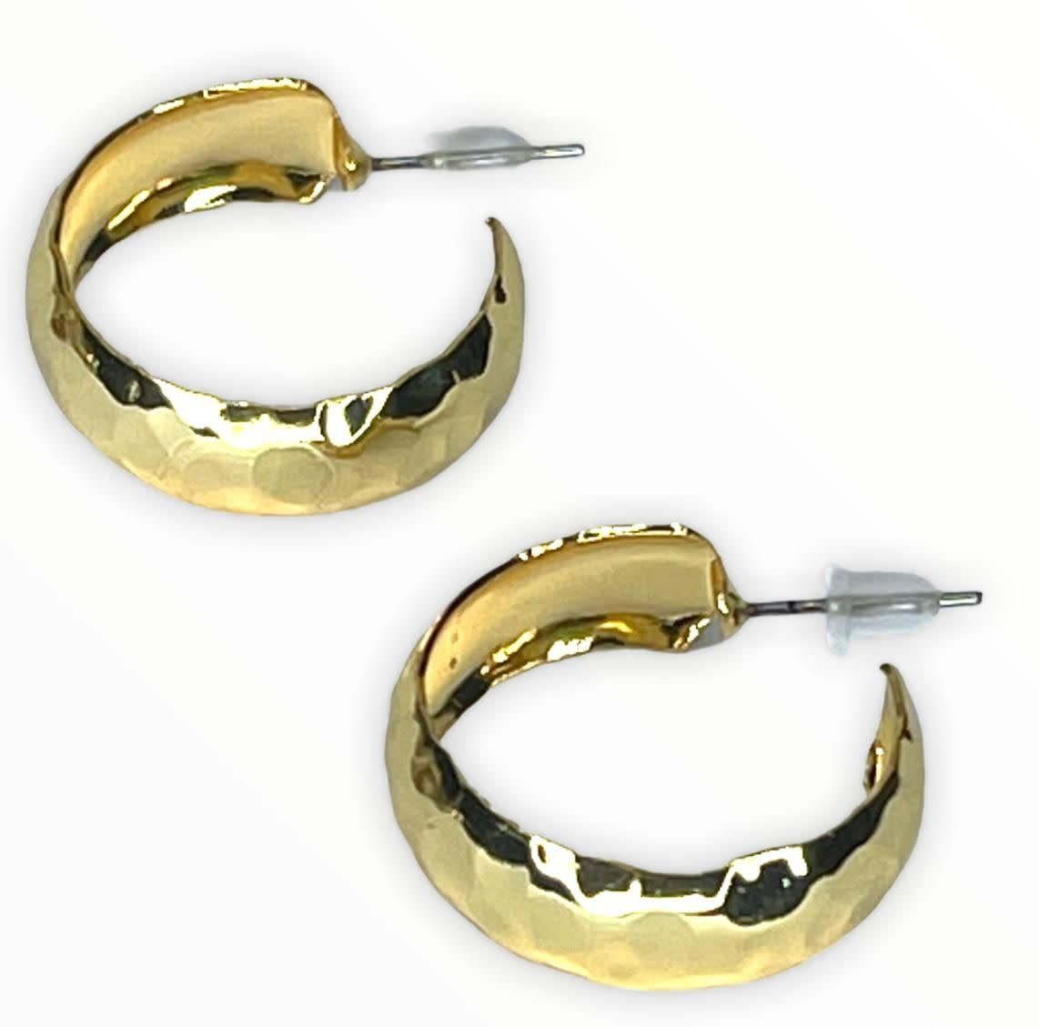Gold Hoops Earrings
