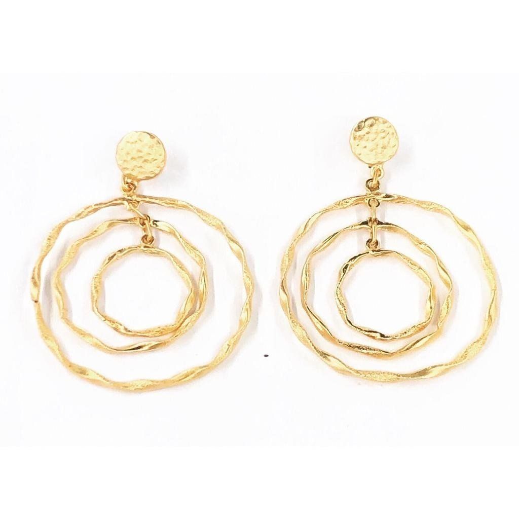 Gold Plated Earrings 2”
