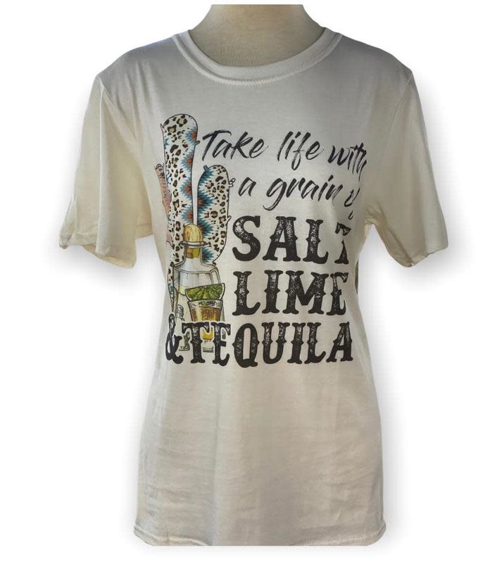 Salt Lime and Tequila T-Shirt 1x/2x